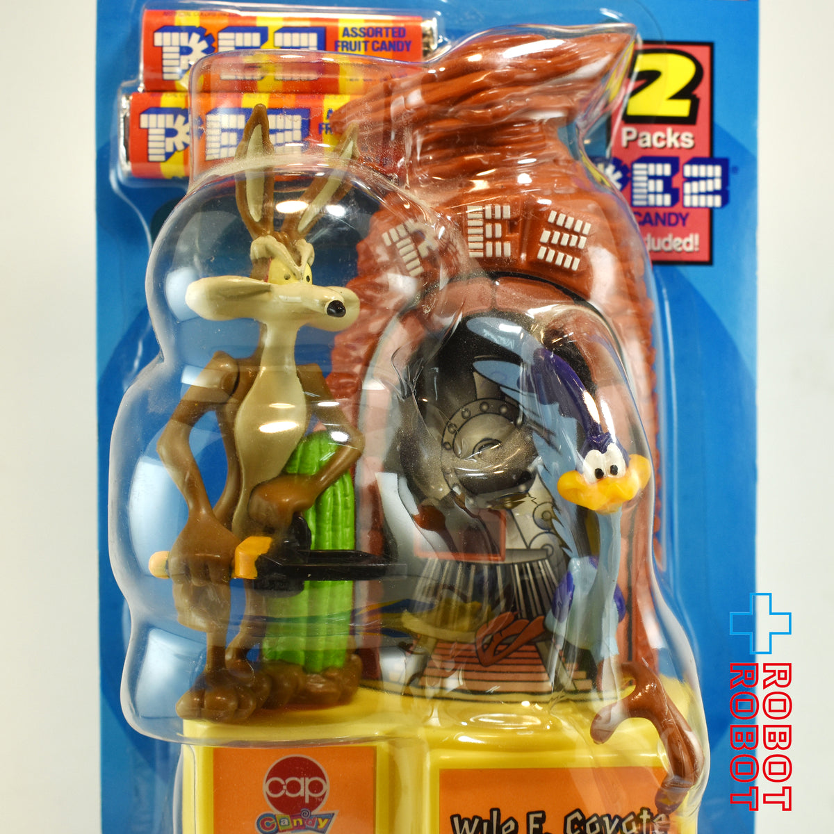 ペッツ PEZ ルーニー・テューンズ ワイリー・コヨーテとロード・ランナー キャンディーハンダー電動ディスペンサー 未開封