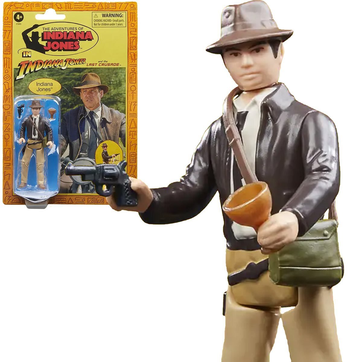 インディ・ジョーンズ ＲＥＴＲＯシリーズ ３.７５インチ・アクションフィギュア インディ・ジョーンズ 映画『インディ・ジョーンズ／最後の聖戦』 未開封