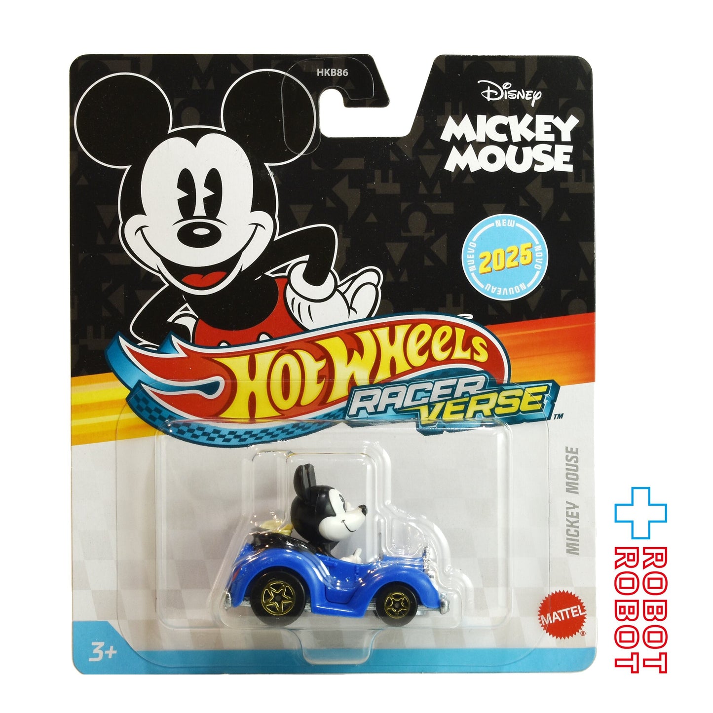 ホットウィール レーサーバース 2025 ミッキーマウス ダイキャスト メタルビークル ミニカー 未開封
