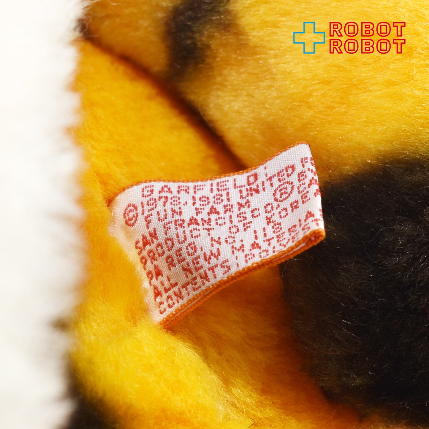 Dakin ガーフィールド ぬいぐるみ 赤いマント 紙タグ付き 1981