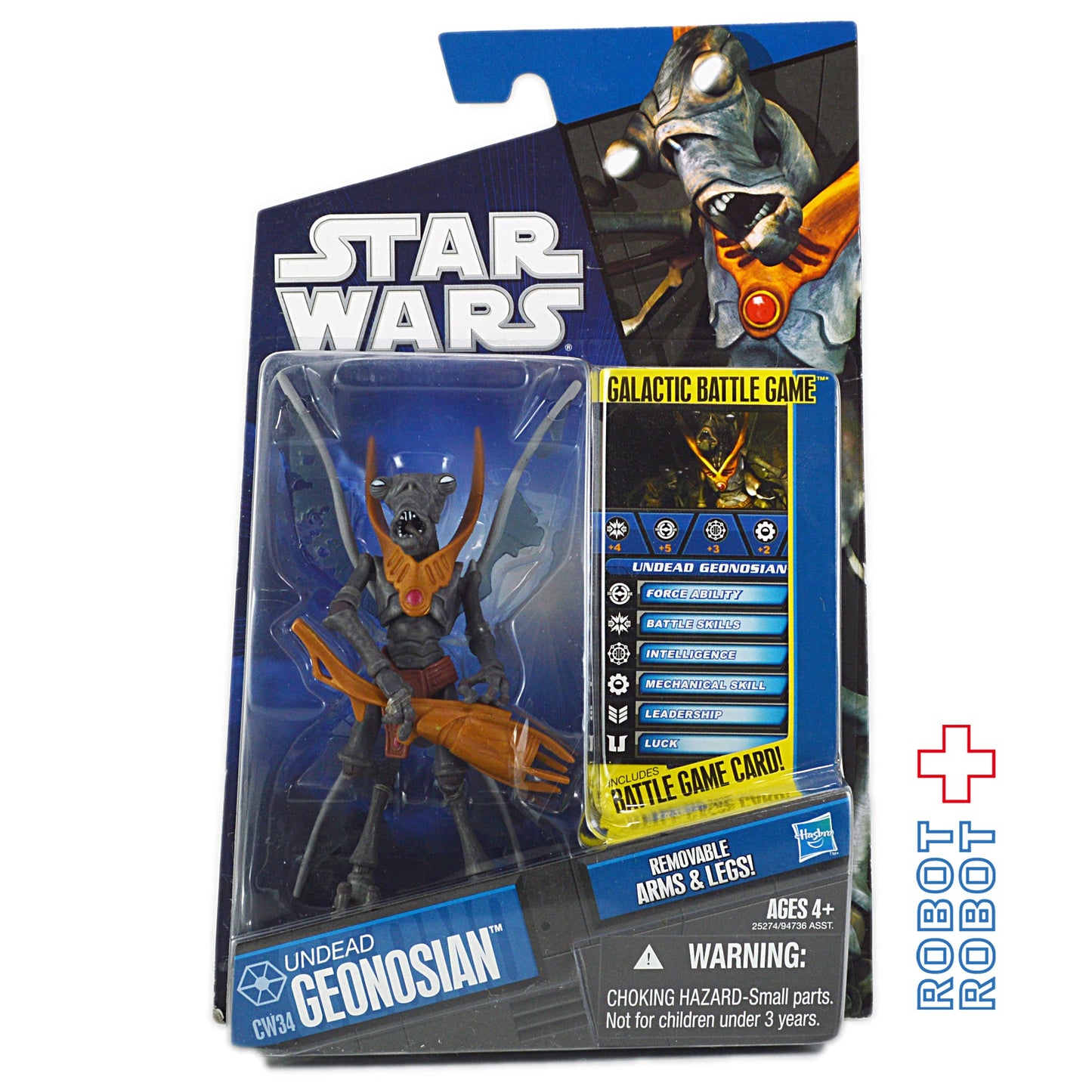 スター・ウォーズ CW2010 CW34 アンデッド・ジオノーシアン クローン・ウォーズ 3.75インチ アクションフィギュア US版 未開封