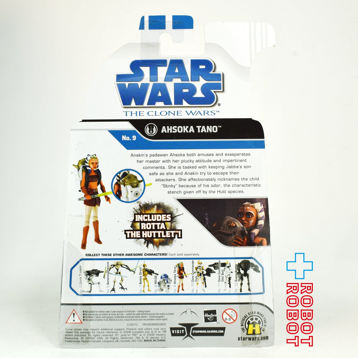 スター・ウォーズ CW2008 No09 アソーカ・タノ クローン・ウォーズ 3.75インチ アクションフィギュア 未開封