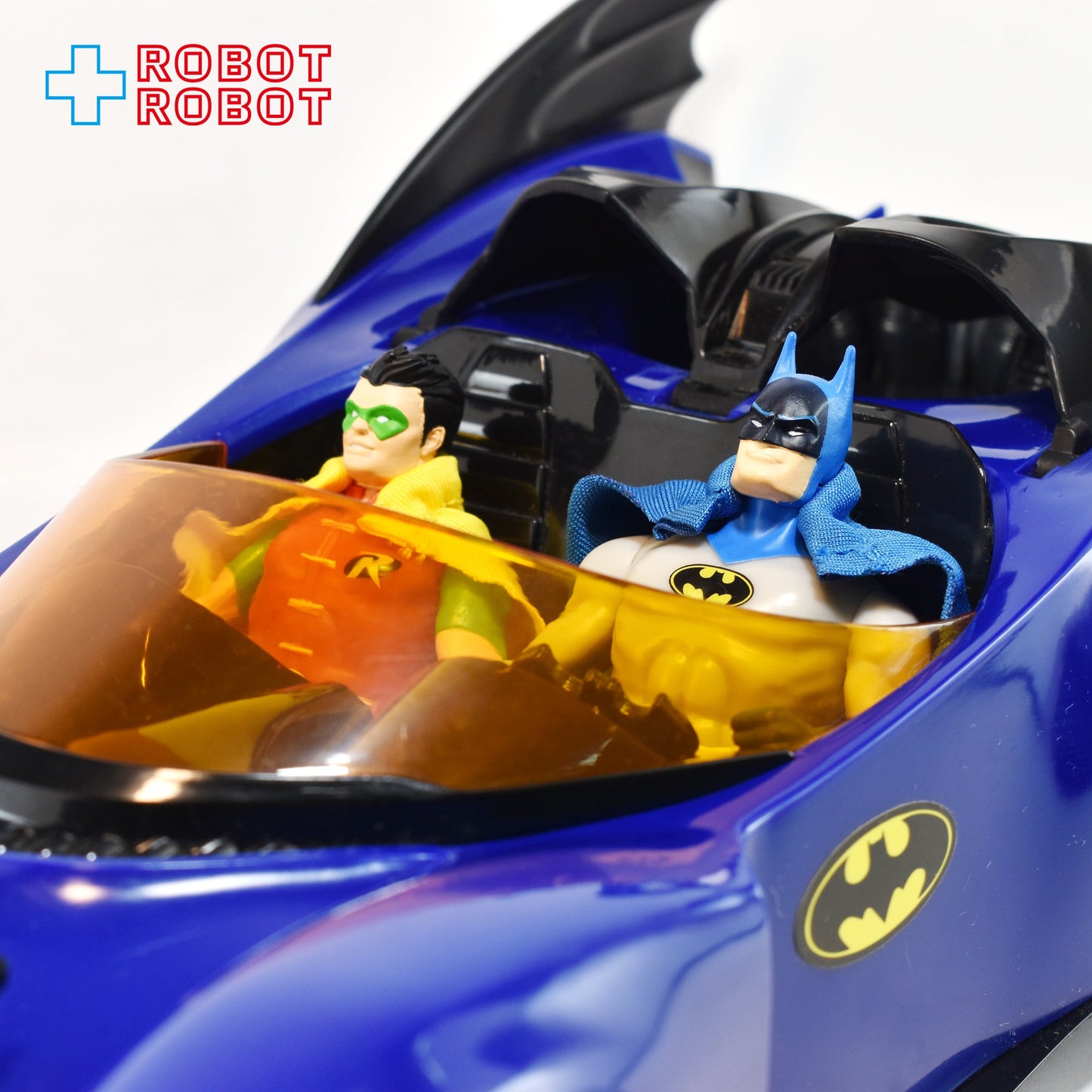 マクファーレン DCダイレクト DCスーパーパワーズ バットモービル (コミック) w/ バットマン & ロビン 4インチ アクションフィギュア ルース