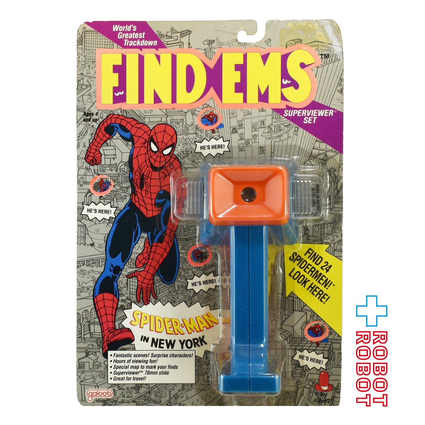 ガルーブ マーベル・コミックス スパイダーマン ファインド・エムス 1992 未開封