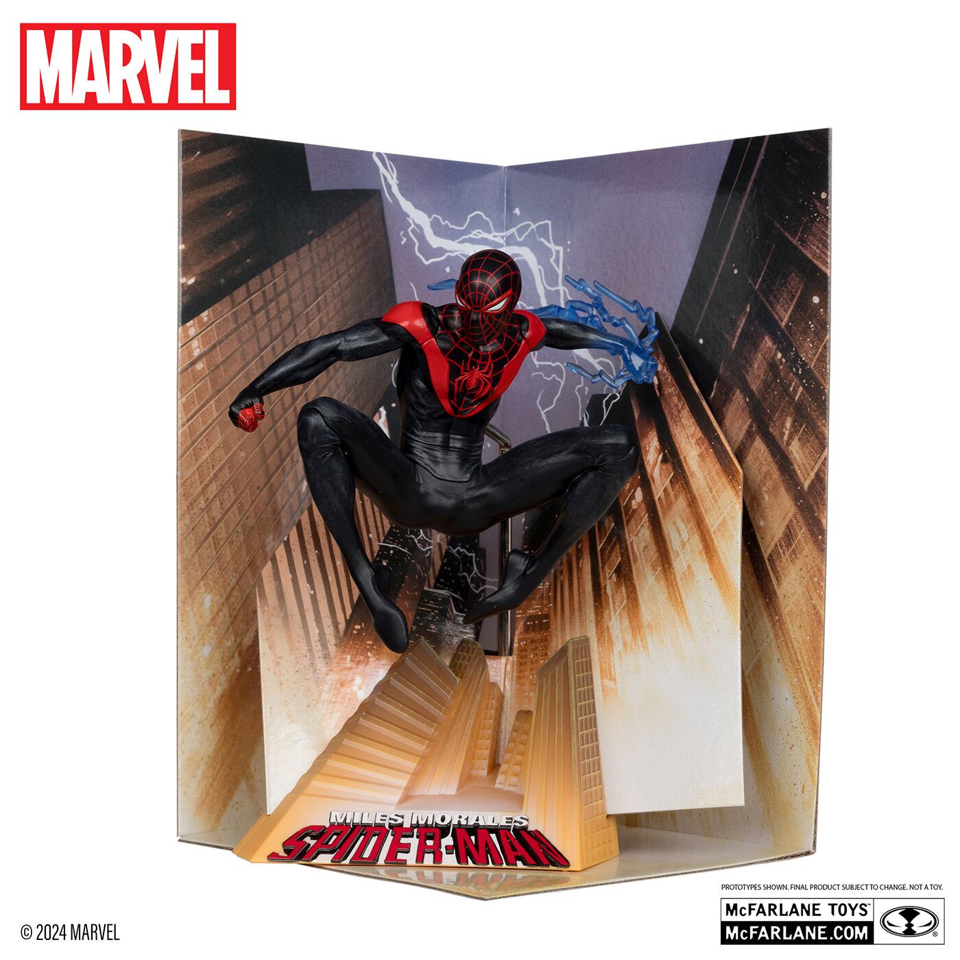 マクファーレン・トイズ マーベル シーン・フィギュア #009 マイルス・モラレス ダイク・ルアン / マイルス・モラレス スパイダーマン Vol.2 #1 1/10 スタチューフィギュア 未開封
