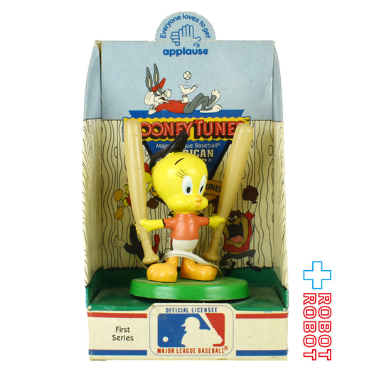 アプローズ社 ルーニー・テューンズ MLB アメリカンリーグ トゥイーティー（ボルティモア・オリオールズ） PVCフィギュア 1990 箱付き