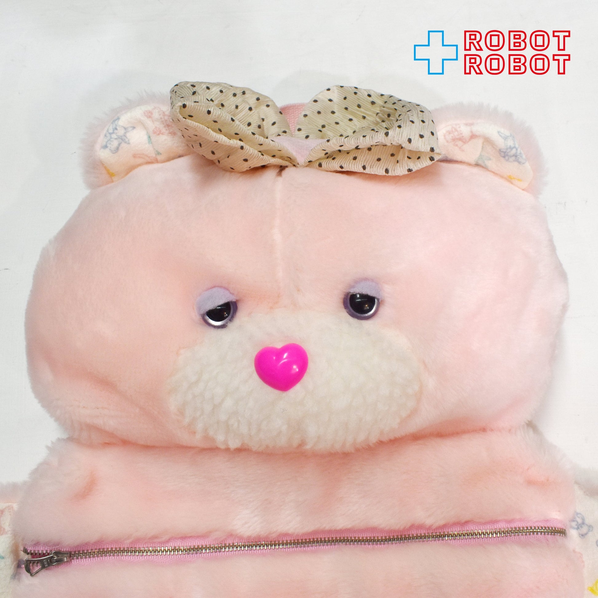 メーカー不明 ピンク クマ バックパック リュック ぬいぐるみ人形 55センチ - ROBOTROBOT