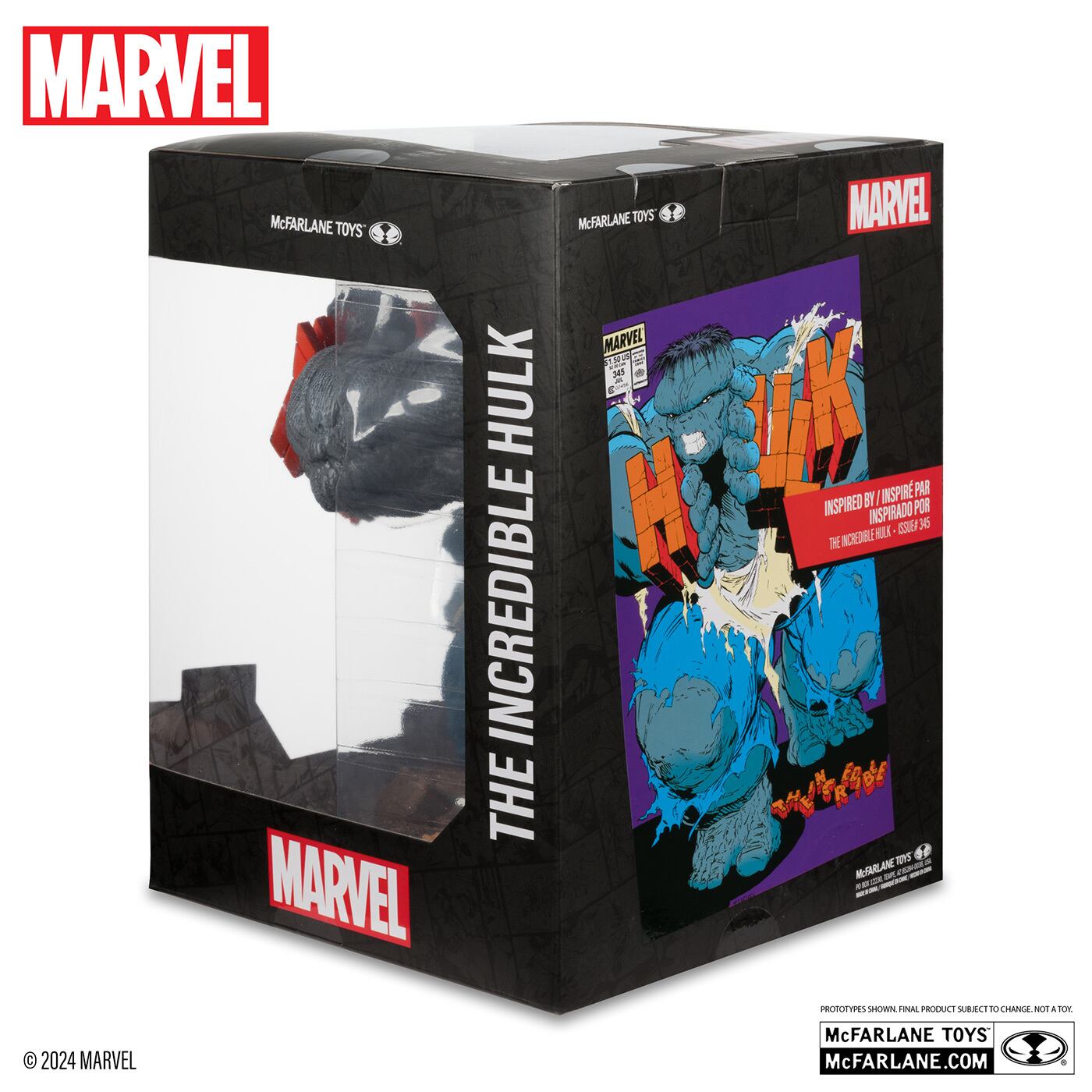 マクファーレン・トイズ マーベル シーン・フィギュア #003 インクレディブル・ハルク トッド・マクファーレン・トイズ／The Incredible Hulk Vol.1 #345 1/6 スタチューフィギュア 未開封