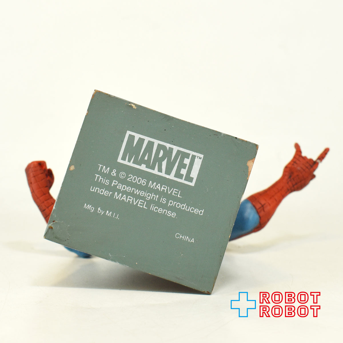 ※難有り：モノグラム マーベル スパイダーマン ペーパーウェイト フィギュア ルース