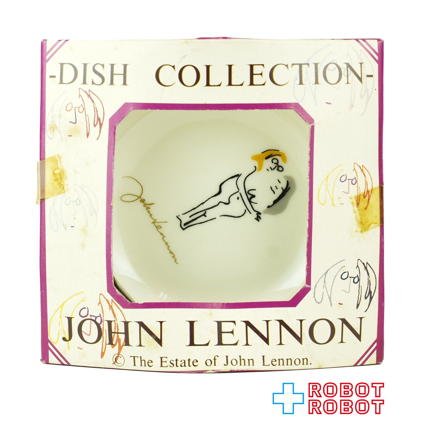 ジョン・レノン 小皿 ディッシュコレクション リアルラブ 未開封