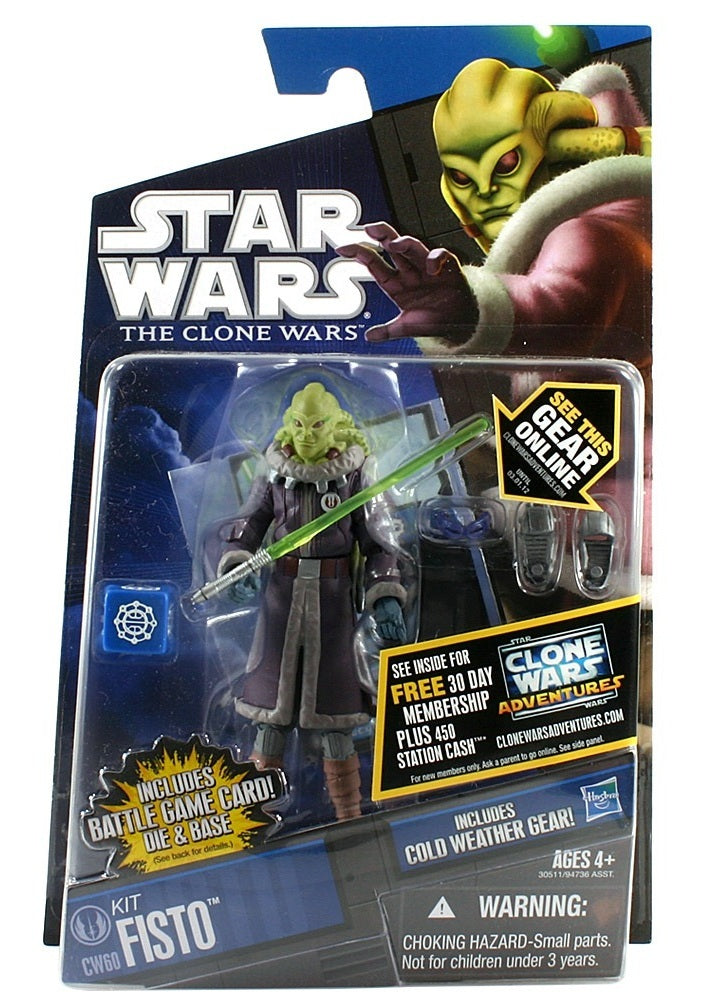 スター・ウォーズ CW2010 CW60 キット・フィストー 冬服 クローン・ウォーズ 3.75インチ アクションフィギュア 未開封 ※難有り