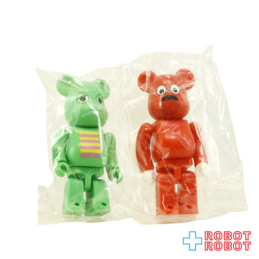 メディコム ベアブリック BE@RBRICK 100% [シリーズ16] CUTE ガチャピン & ムック セット 内袋未開封 カード有り 箱なし