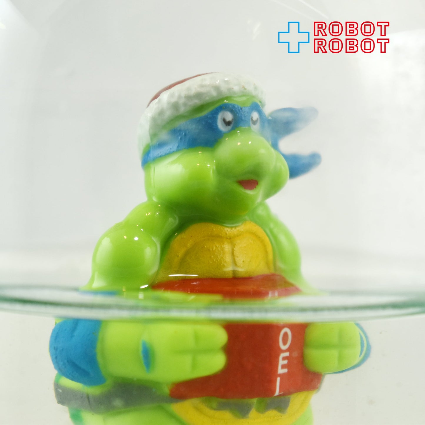 TMNT ティーンエイジ・ミュータント・ニンジャ・タートルズ レオナルド クリスマス スノードーム 1990 開封箱付き