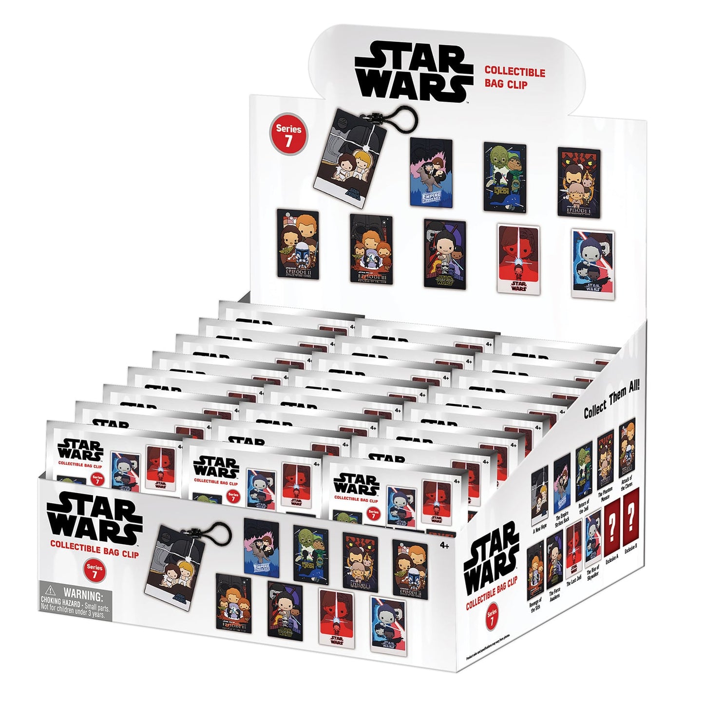 モノグラム 3D フィギュラル バッグ クリップ スター・ウォーズ ポスター 未開封