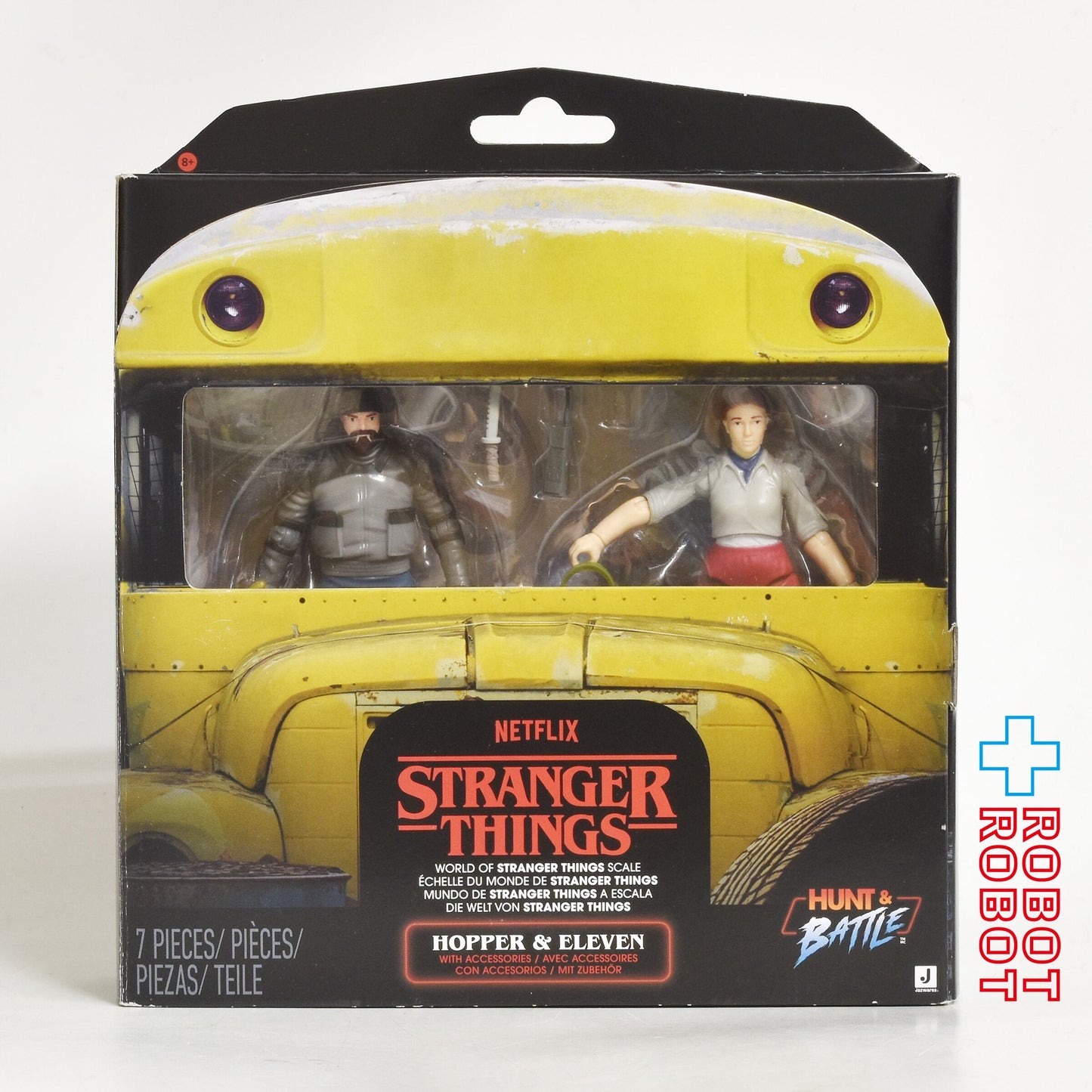 ストレンジャー・シングス ハント&バトル ホッパー & エル ワールドオブ ストレンジャー・シングス スケール アクションフィギュア 未開封