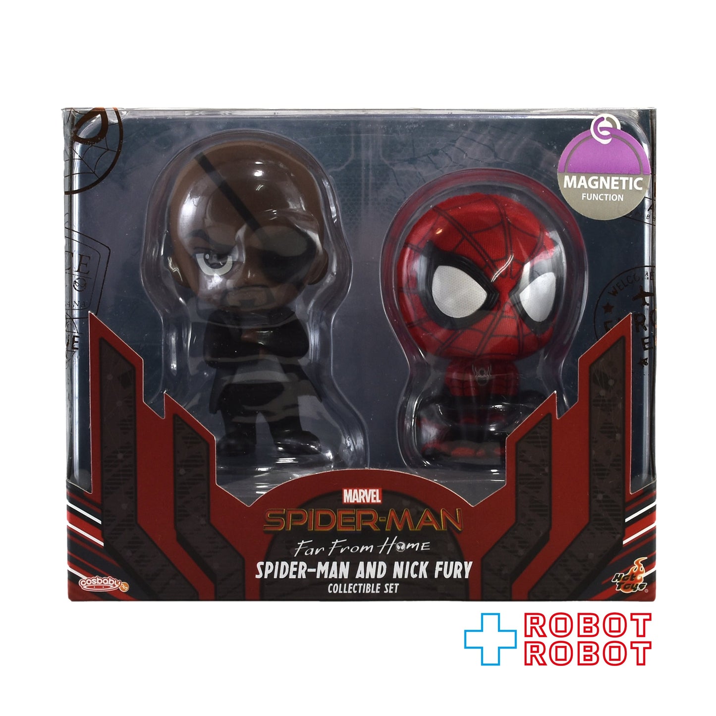 ホットトイズ コスベイビー スパイダーマン ファー・フロム・ホーム スパイダーマン & ニック・フューリー フィギュア 未開封