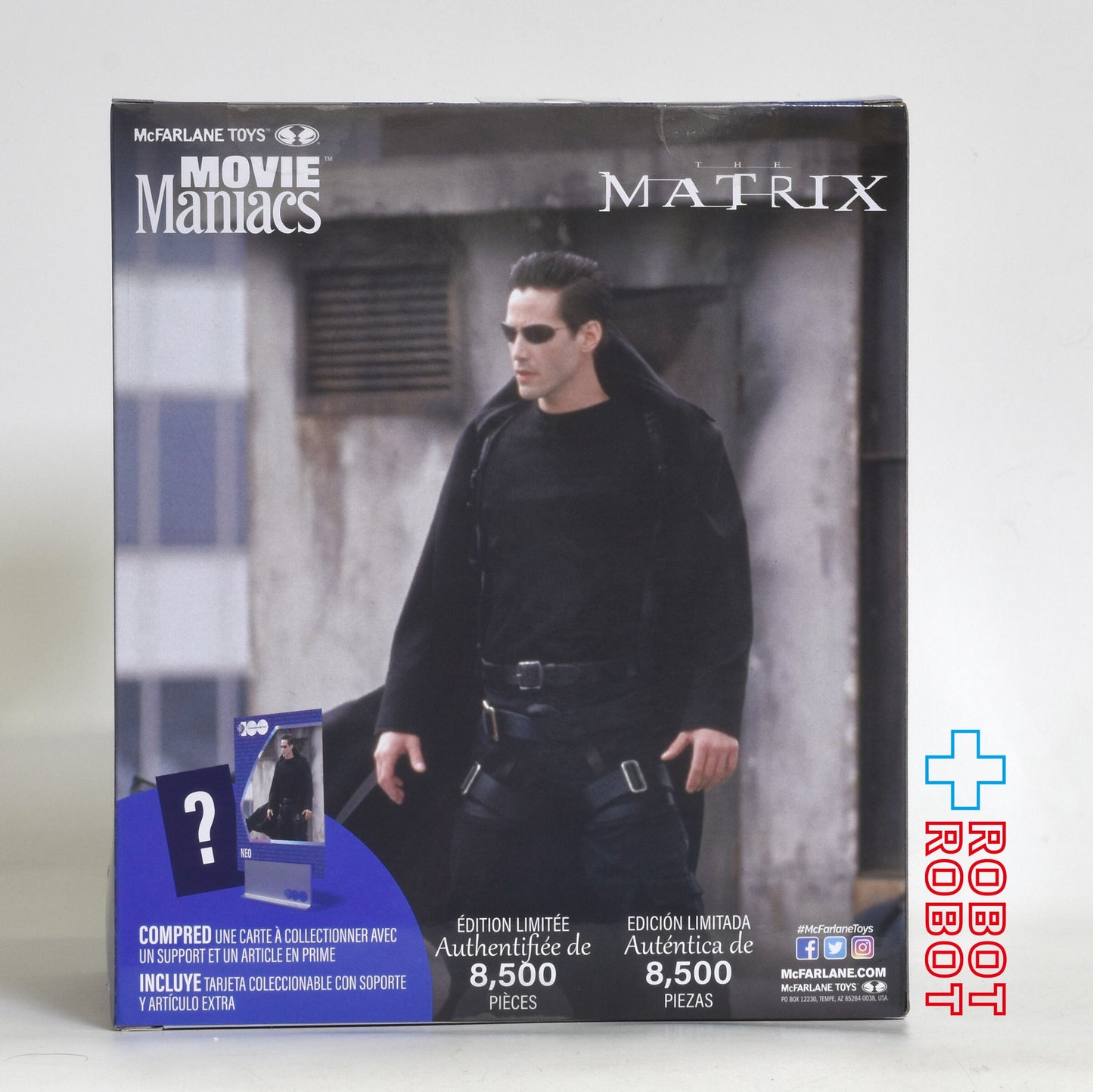 マクファーレン・トイズ ムービーマニアックス マトリックス ネオ 6インチ ポーズドスタチュー 未開封