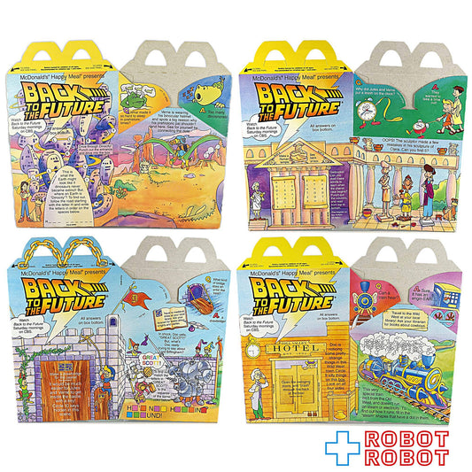 マクドナルド 空箱 バック・トゥ・ザ・フューチャー ４種セット ハッピーミールトイ