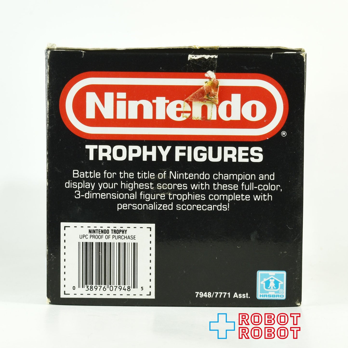 ハズブロ ニンテンドー ゼルダの伝説 ゴーマにブーメランを投げるリンク トロフィーフィギュア 1988 箱付き