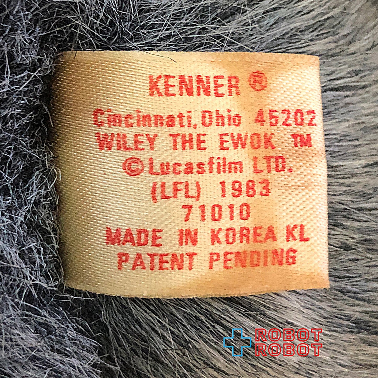 ケナー社 スター・ウォーズ イウォーク ワイリー ぬいぐるみ人形 メイドイン韓国