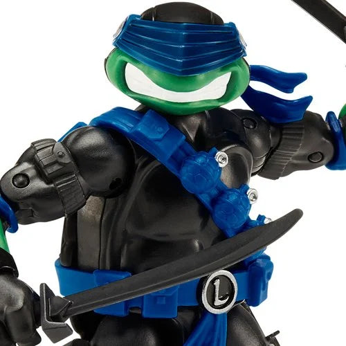 プレイメイツ ティーンエイジ・ミュータント・ニンジャ・タートルズ TMNT x G.I.ジョー レオナルド as スネーク・アイズ アクションフィギュア 未開封