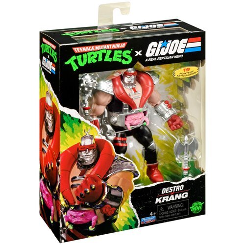 プレイメイツ ティーンエイジ・ミュータント・ニンジャ・タートルズ TMNT x G.I.ジョー クランゲ as デストロ アクションフィギュア 未開封
