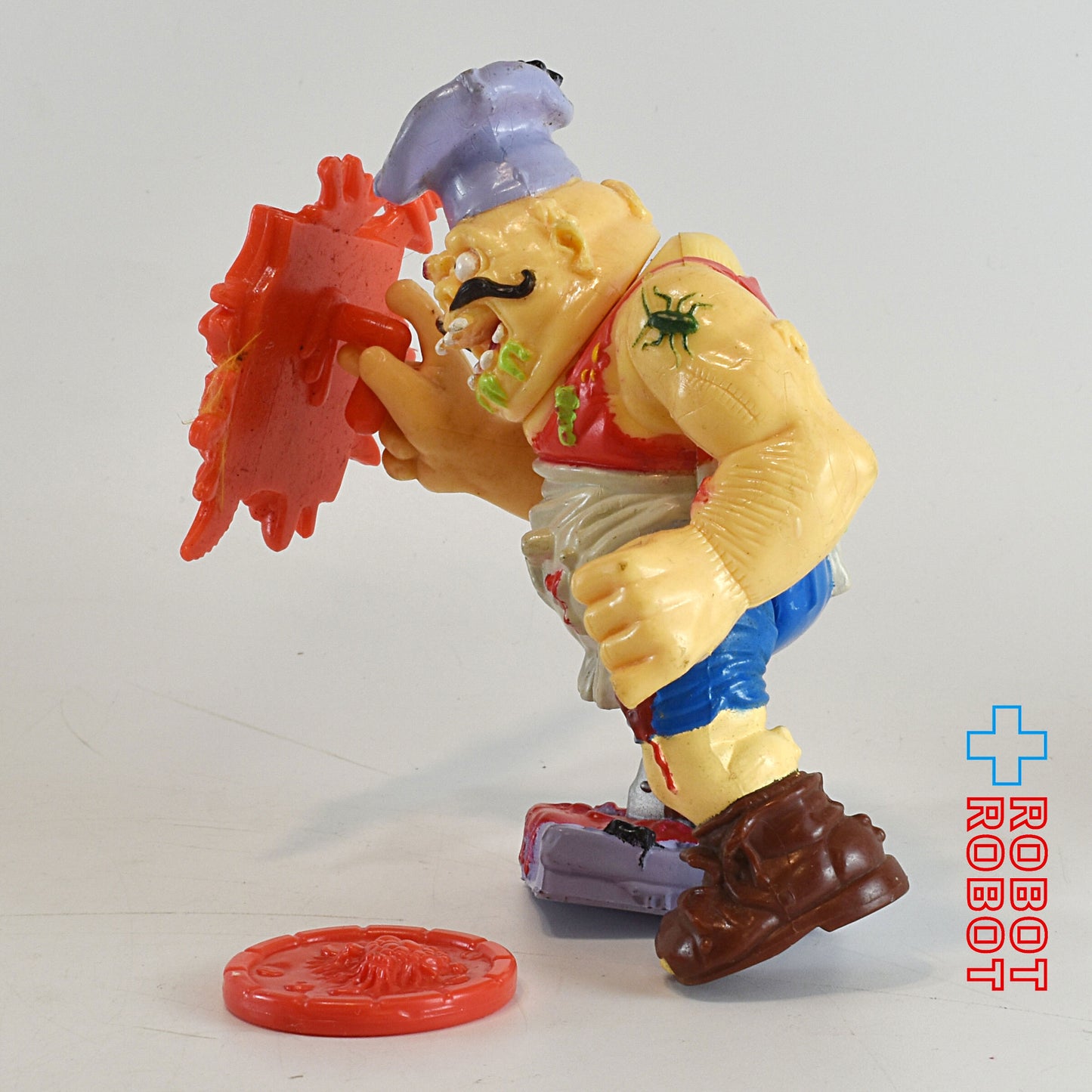 プレイメイツ ティーンエイジ・ミュータント・ニンジャ・タートルズ TMNT ピザフェイス アクションフィギュア ルース完品