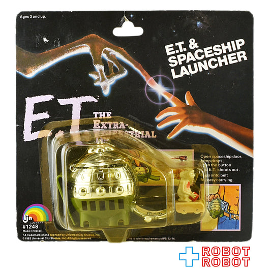 LJN E.T. & スペースシップ・ランチャー フィギュア 1982 未開封