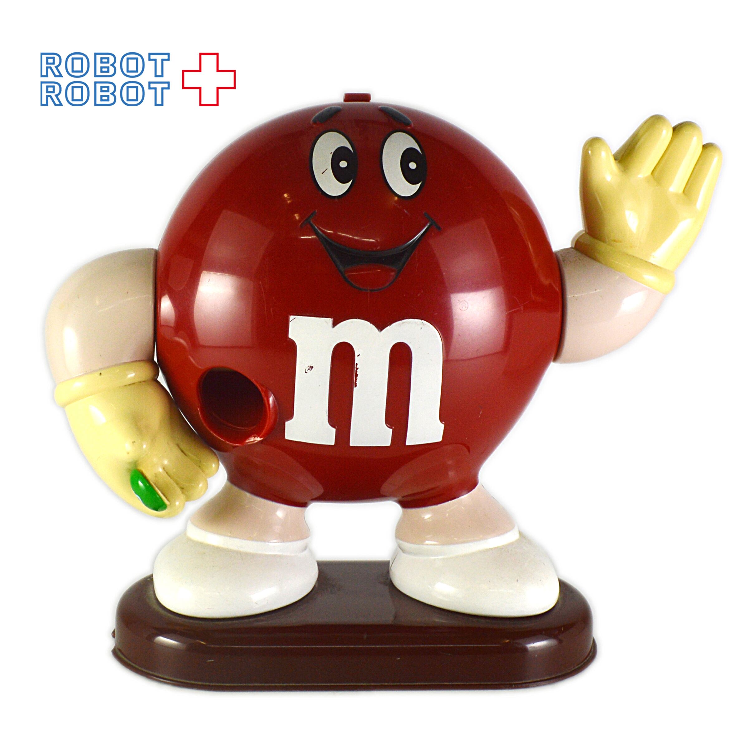M&M's ディスペンサー　レッド&グリーン M&M's ディスペンサー レッド グリーンチョコ持ち エムアンドエムズ
