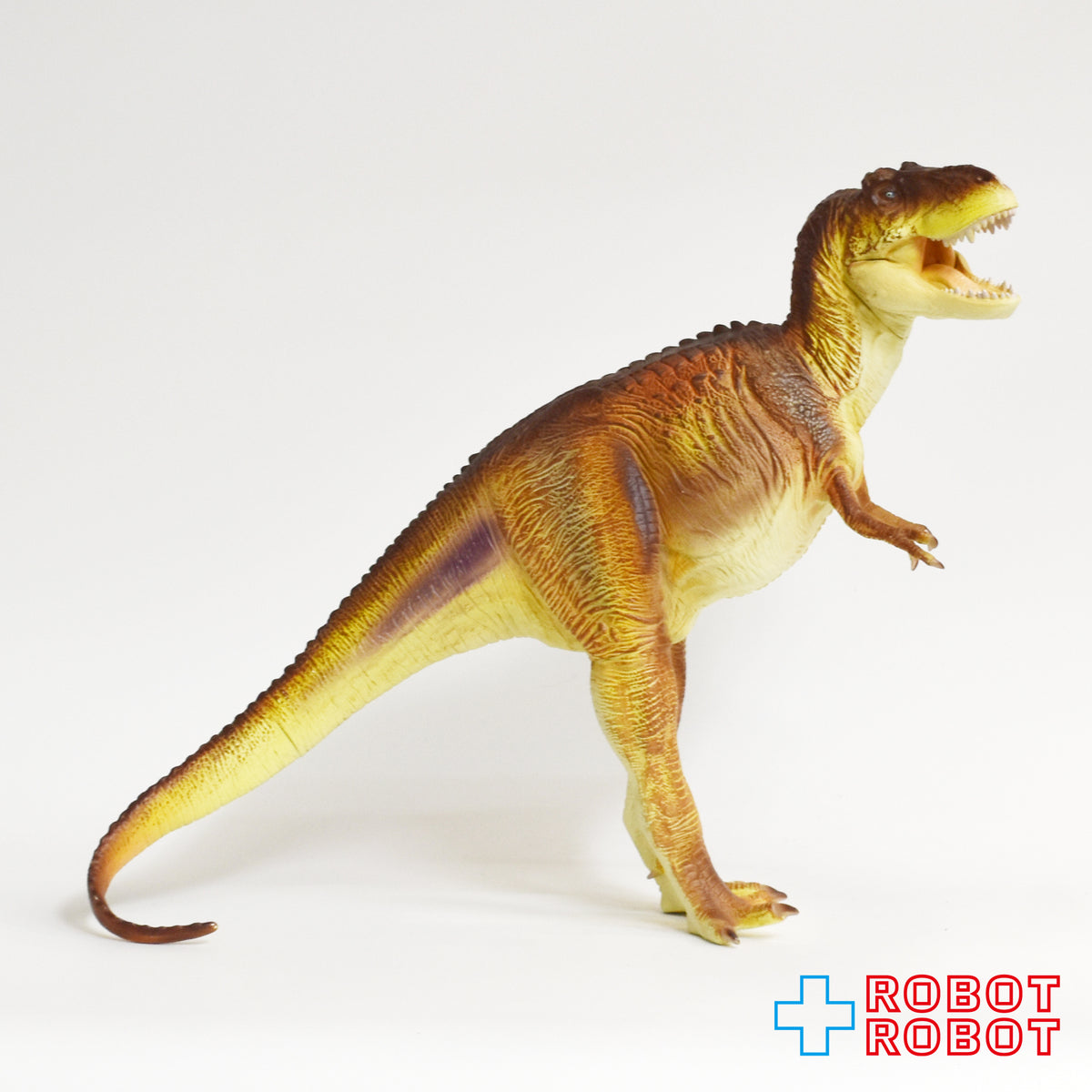 海洋堂 ダイノテイルズコレクション 1/20スケール ティラノサウルス (ブラウンカラー) ソフビフィギュア
