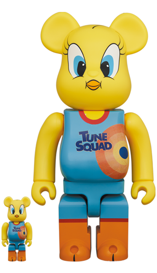 メディコム BE@RBRICK ベアブリック 100％ & 400% スペース・プレイヤーズ トゥイーティー  未開封 ♦︎４号店商品 - ROBOTROBOT