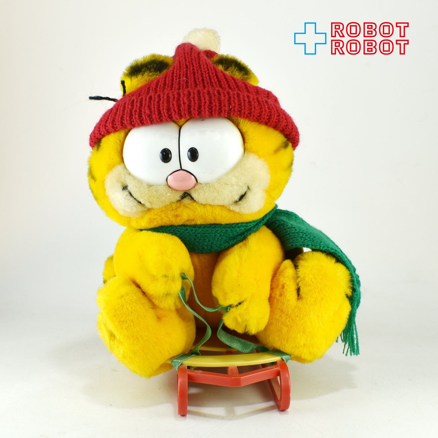 Dakin ガーフィールド ぬいぐるみ そり 紙タグ付き 1981