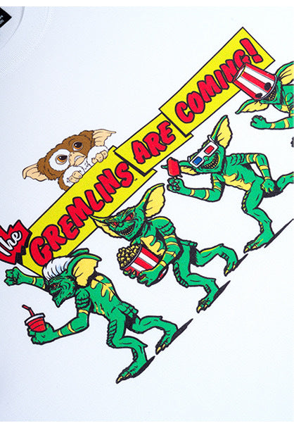 メディコム・トイ MLE グレムリン GREMLINS ARE COMING! ホワイト Tシャツ 紙タグ付き