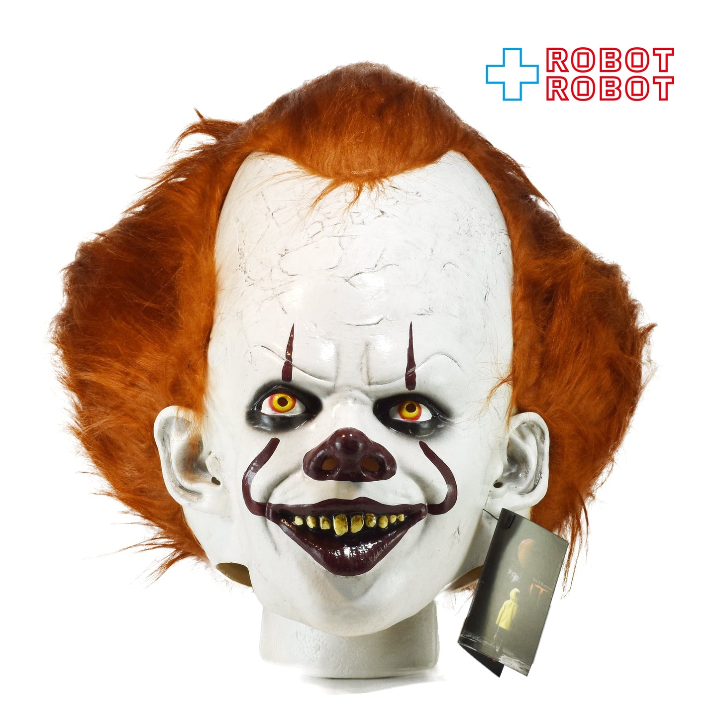 トリック・オア・トリート・スタジオ イット ペニーワイズ マスク 紙タグ付き