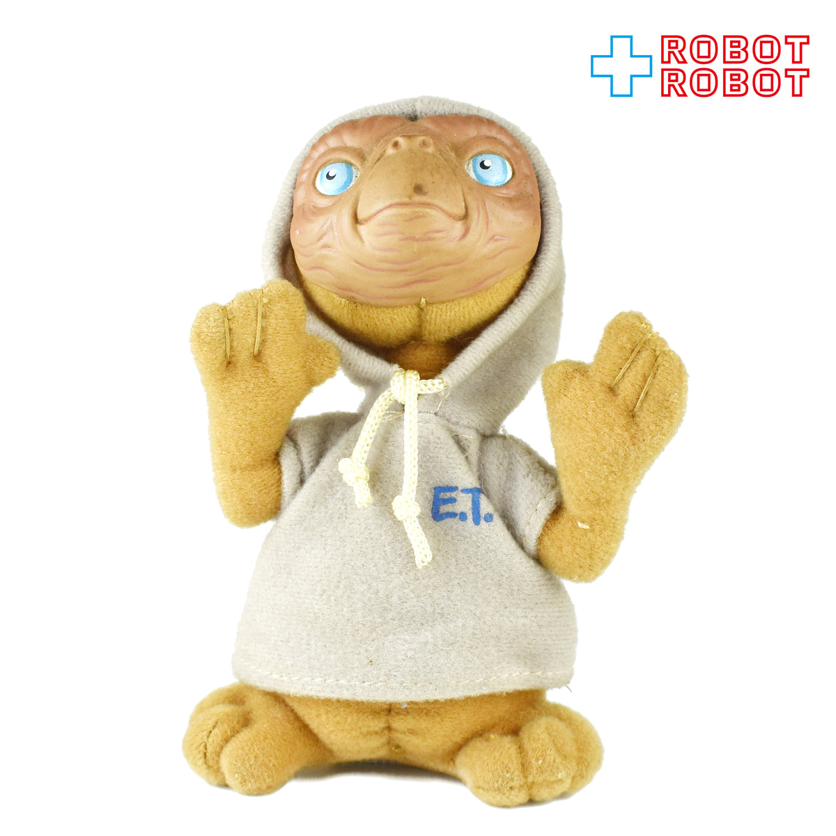 ラス社 E.T. グレイ・パーカー ソフビ顔 ミニぬいぐるみ 11cm 1997