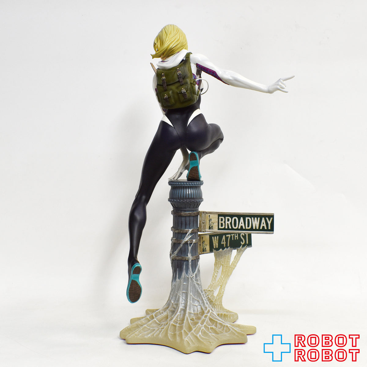 サイドショウ アーティストシリーズ スパイダーバース・コレクション スパイダー・グウェン by マーク・ブルックス スタチューフィギュア ※難有り