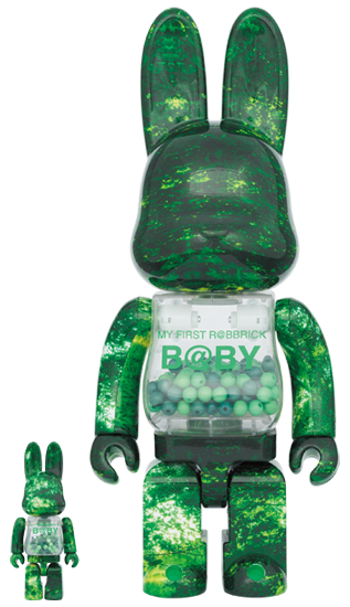 メディコム BE@RBRICK ベアブリック 100% & 400% マイ ファースト ベアブリック ベイビー フォレストグリーン Ver 未開封 ♦︎４号店商品 - ROBOTROBOT
