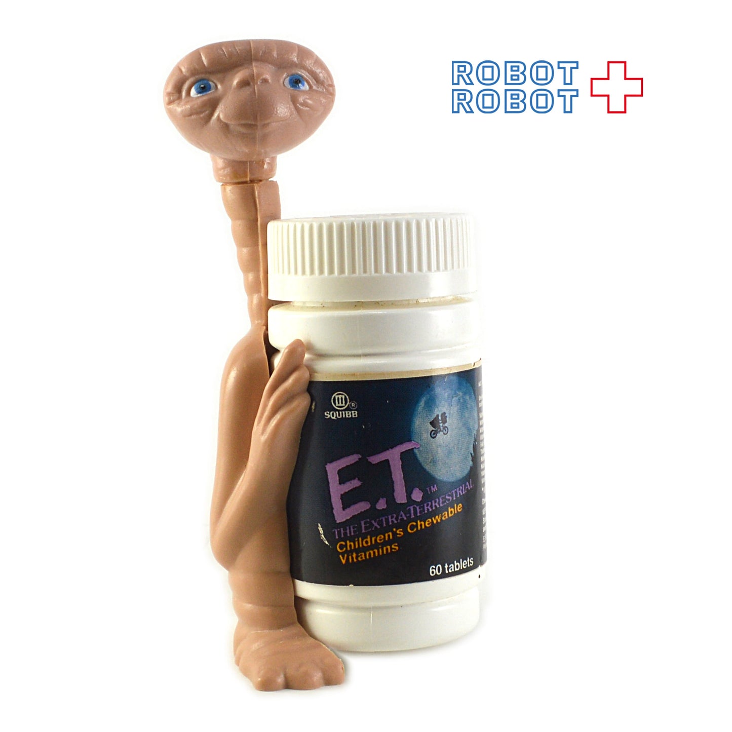 E.T. ビタミン剤容器ボトル フィギュア 1982