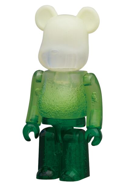 メディコム ベアブリック BE@RBRICK 100% [シリーズ 23] JELLYBEAN クリームソーダ 内袋未開封 カード有り 箱無し ♦︎４号店商品