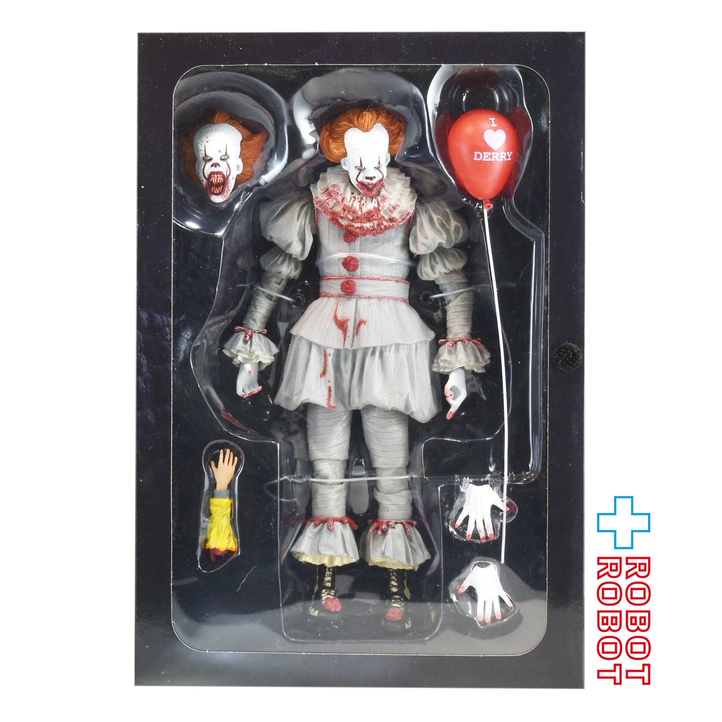 ネカ IT イット それが見えたら、終わり。 ペニーワイズ アイ・ハート・デリーver アルティメット 7インチ アクションフィギュア 未開封