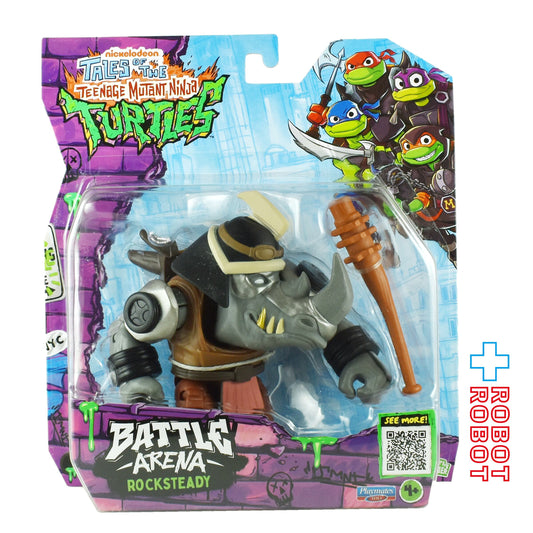 プレイメイツ テイルズ・オブ・ティーンエイジ・ミュータント・ニンジャ・タートルズ  バトル・アリーナ ロックステディ 4.5インチ ベーシックフィギュア 未開封
