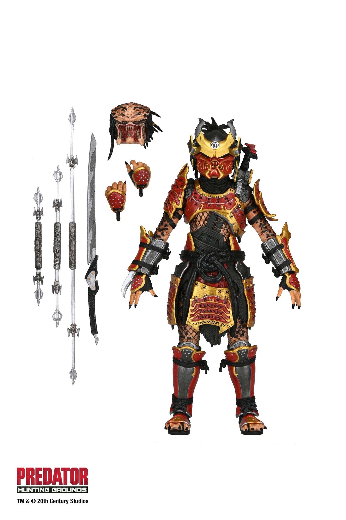 ネカ NECA プレデター：ハンティング・グラウンズ アルティメット サムライ プレデター 7インチ アクションフィギュア 未開封