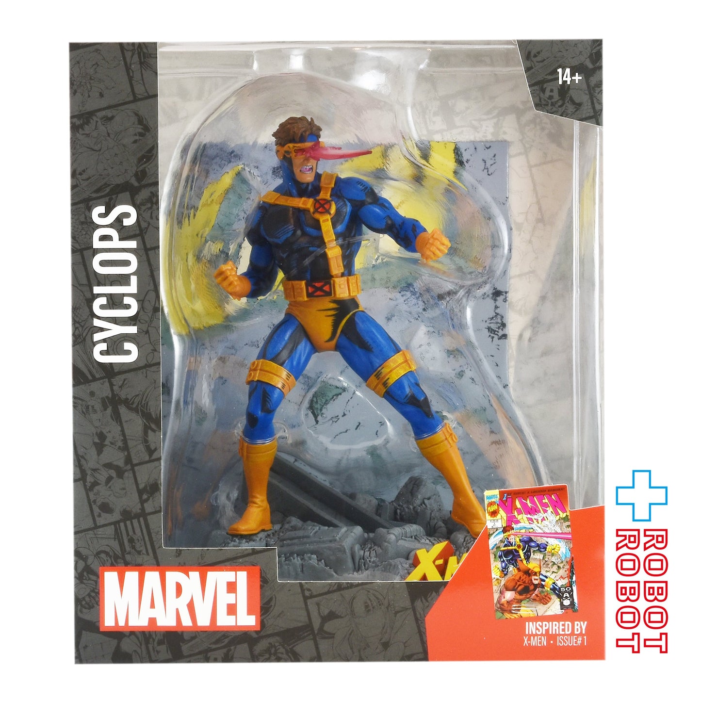 マクファーレン・トイズ マーベル シーン・フィギュア #013 サイクロップス 1/10 スタチューフィギュア 未開封