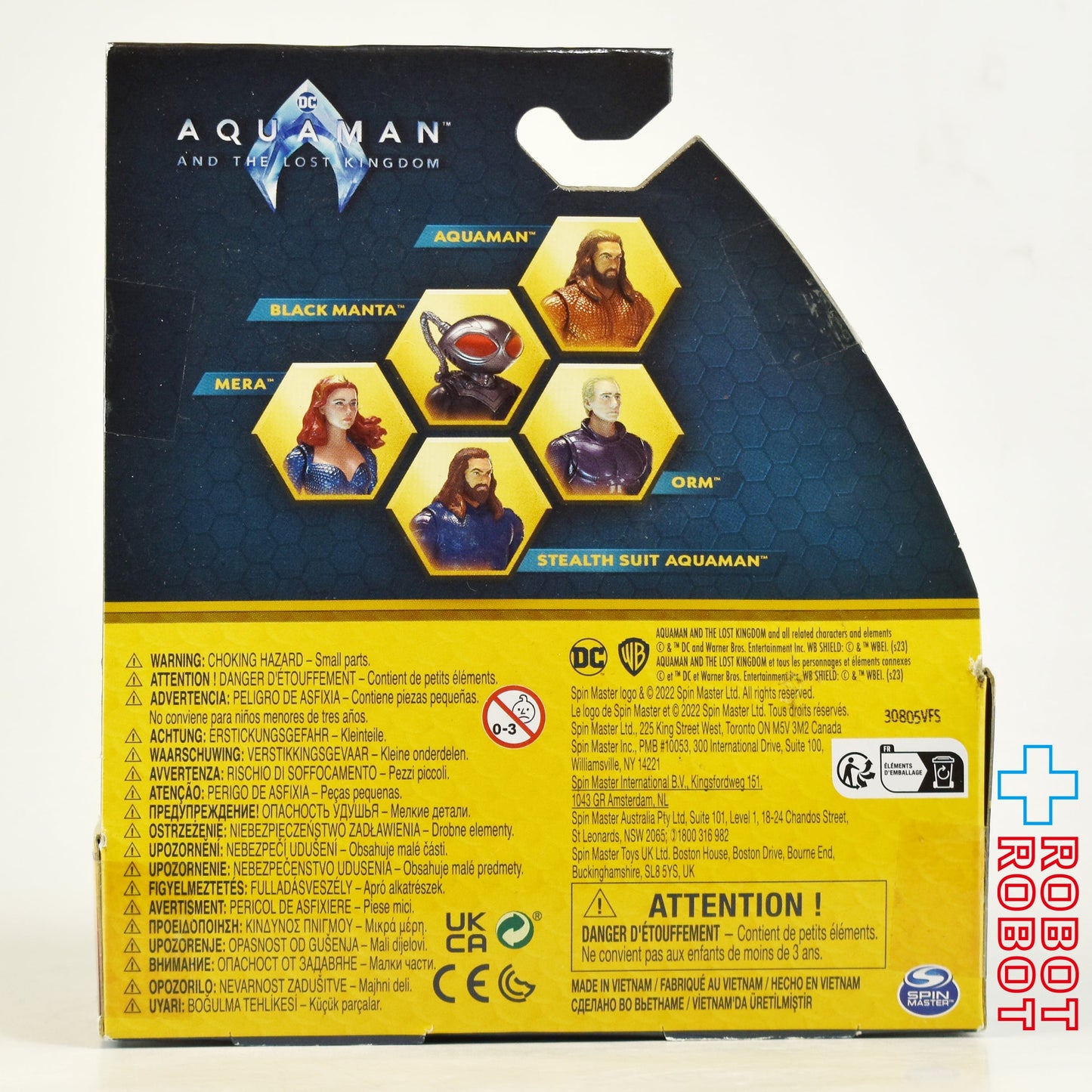 スピンマスター DC アクアマン / 失われた王国 オーム 4インチ アクションフィギュア 未開封