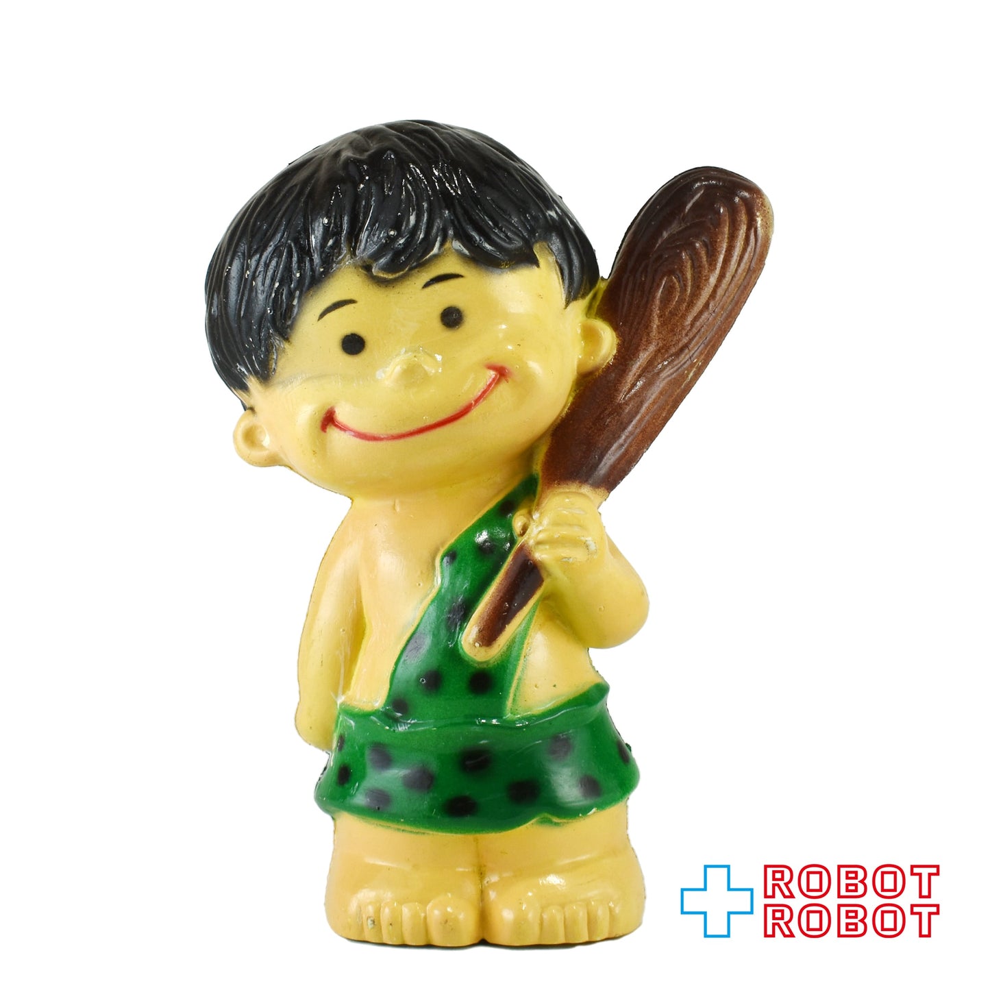 原始人の男の子 ソフビ貯金箱 バンク メイドイン・チャイナ