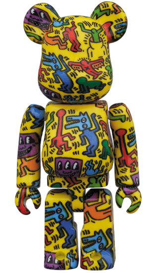 メディコム BE@RBRICK ベアブリック 100% & 400% キースへリング 5 未開封 ♦︎４号店商品 - ROBOTROBOT