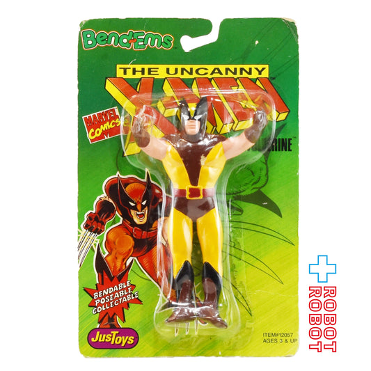 ジャストイズ アンキャニー X-MEN ウルヴァリン ベンダブル フィギュア 1991 未開封