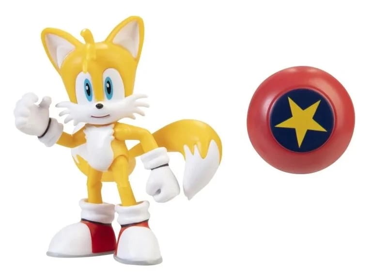 ソニック・ザ・ヘッジホッグ ウェーブ22 テイルス w/ スタースプリング 4インチ アクションフィギュア 未開封
