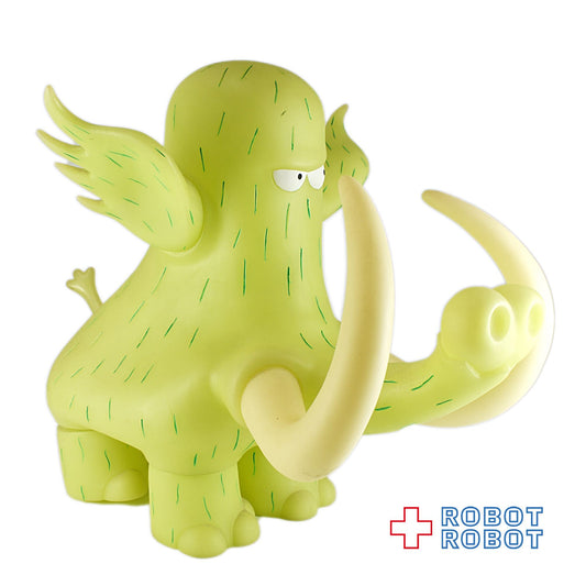 フューチャートーイ ギャートルズ マンモス マンモ ソフビ 緑蓄光 紙タグ付