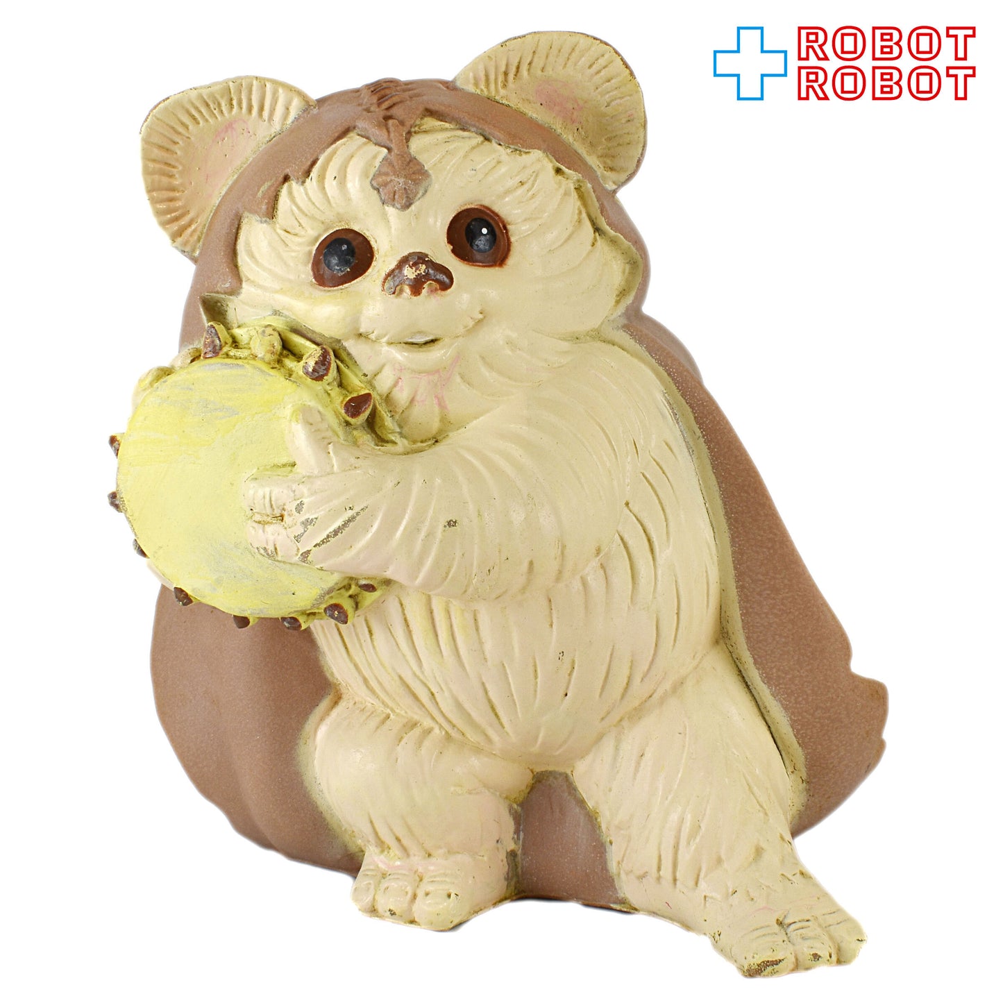 スター・ウォーズ イウォーク プリンセス ニーサ 黄色 ソフビ貯金箱